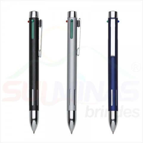 Caneta Plástica 4 Cores 13544