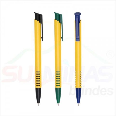 Caneta 3017AMA Corpo Amarelo