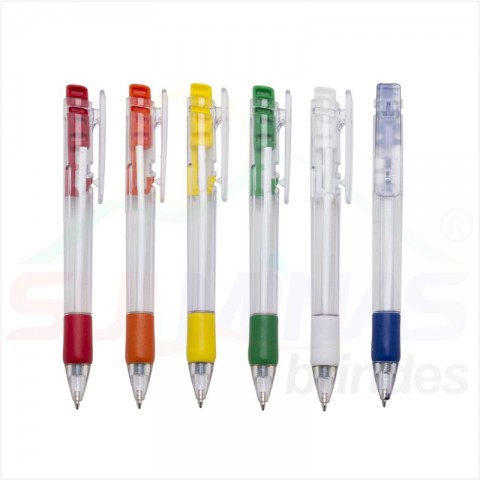 Caneta Plástica Corpo Cristal 13190T