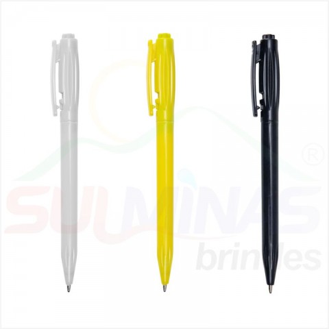 Caneta Plástica 6161L Corpo Colorido