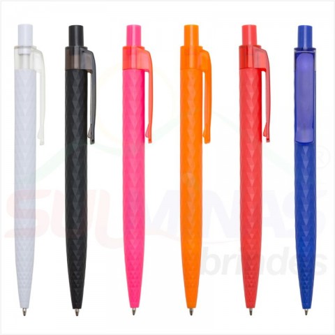 Caneta Plástica Corpo Colorido 957