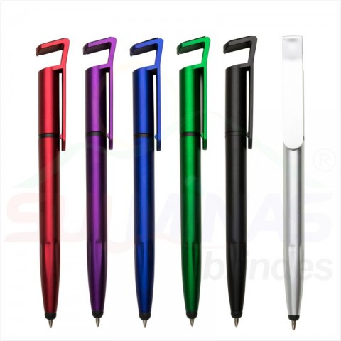 Caneta Plástica Touch Com Suporte 708